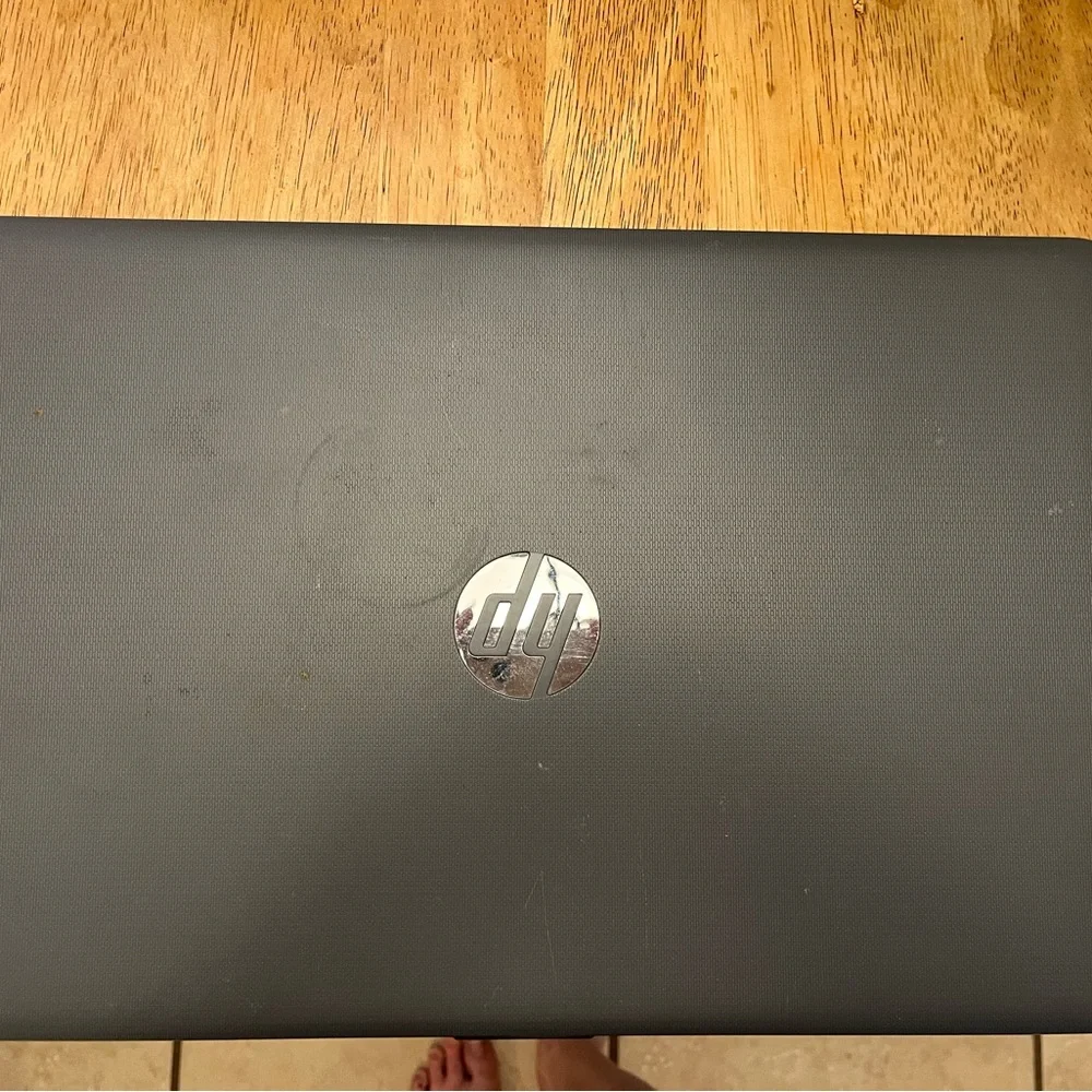 hp laptop with charger